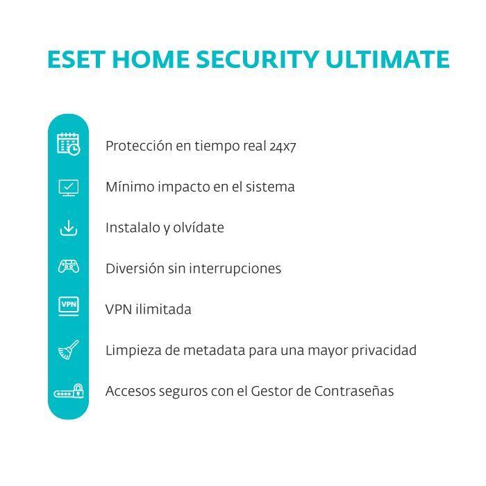 ESET® ANTIVIRUS HOME SECURITY ULTIMATE 5 DISPOSITIVOS VIGENCIA POR 1 AÑO-2