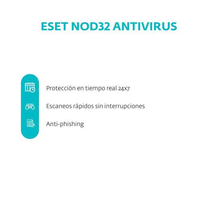 ESET® ANTIVIRUS NOD 32 3 DISPOSITIVOS VIGENCIA POR 1 AÑO-2