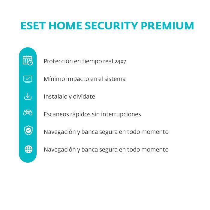 ESET® ANTIVIRUS HOME SECURITY PREMIUM  5 DISPOSITIVOS VIGENCIA POR 1 AÑO-2