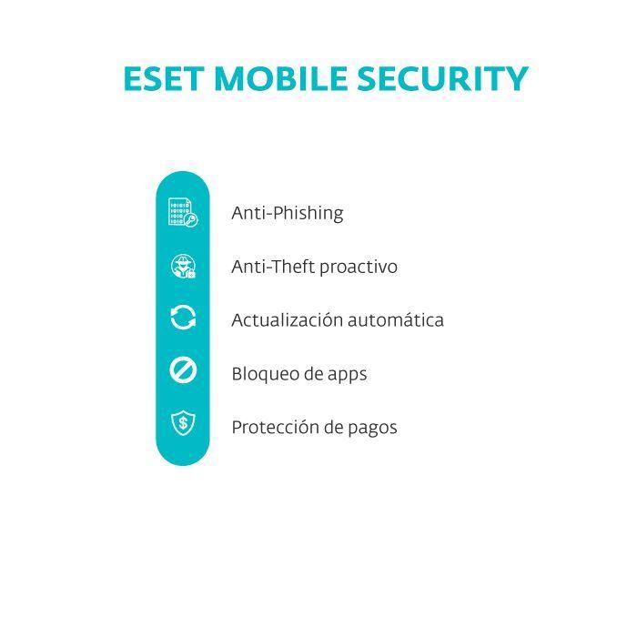 ESET® MOBILE SECURITY ANTIVIRUS  1 DISPOSITIVO POR 1 AÑO-2