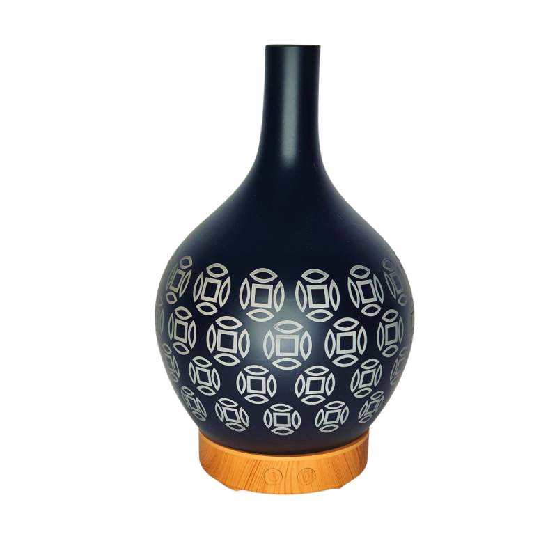 Humidificador de Vidrio Negro May-0