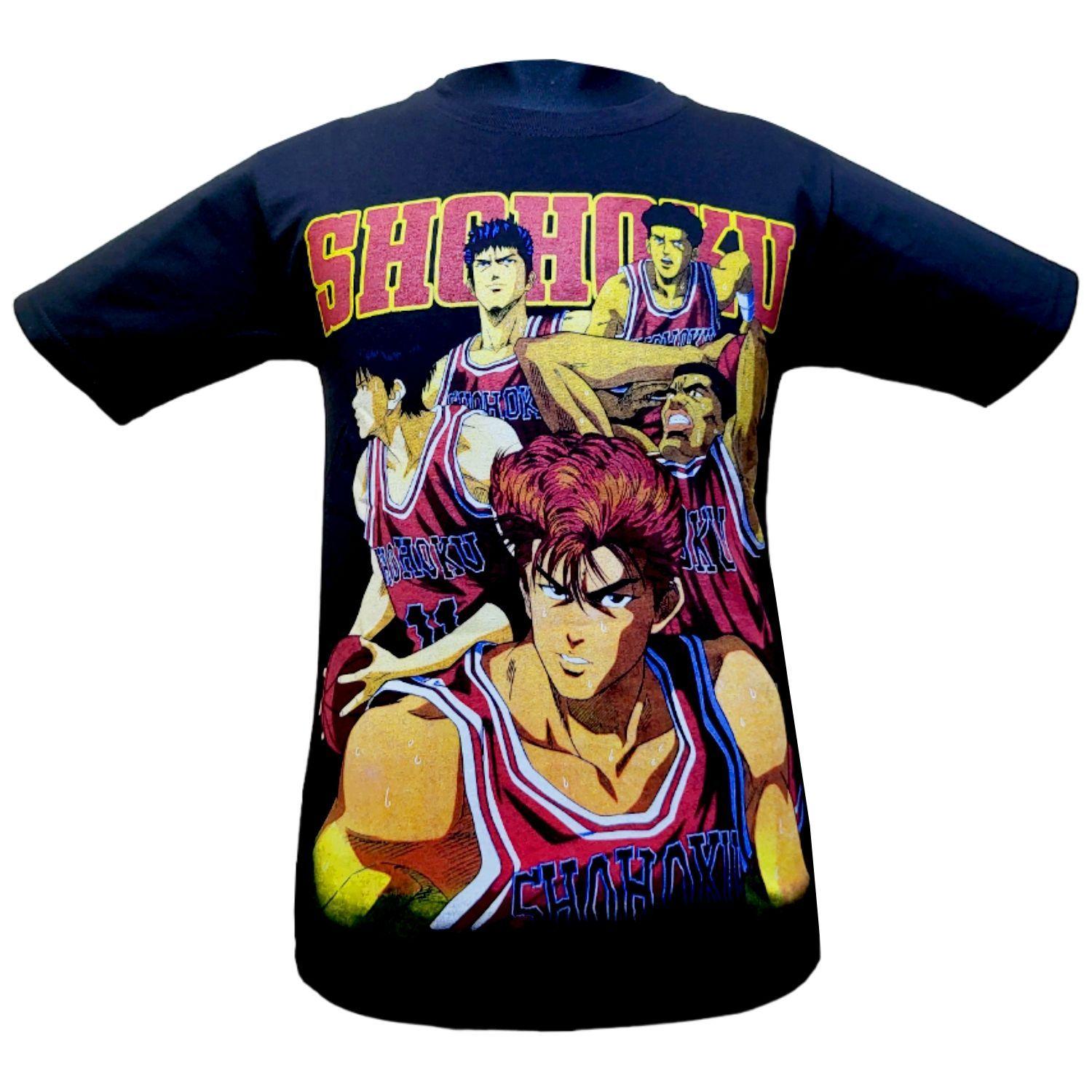 Polera Slam Dunk Shohoku Doble Estampado-0