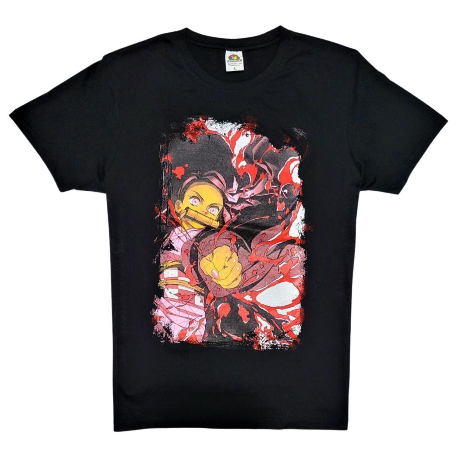 Polera Nezuko Doble Estampado-0