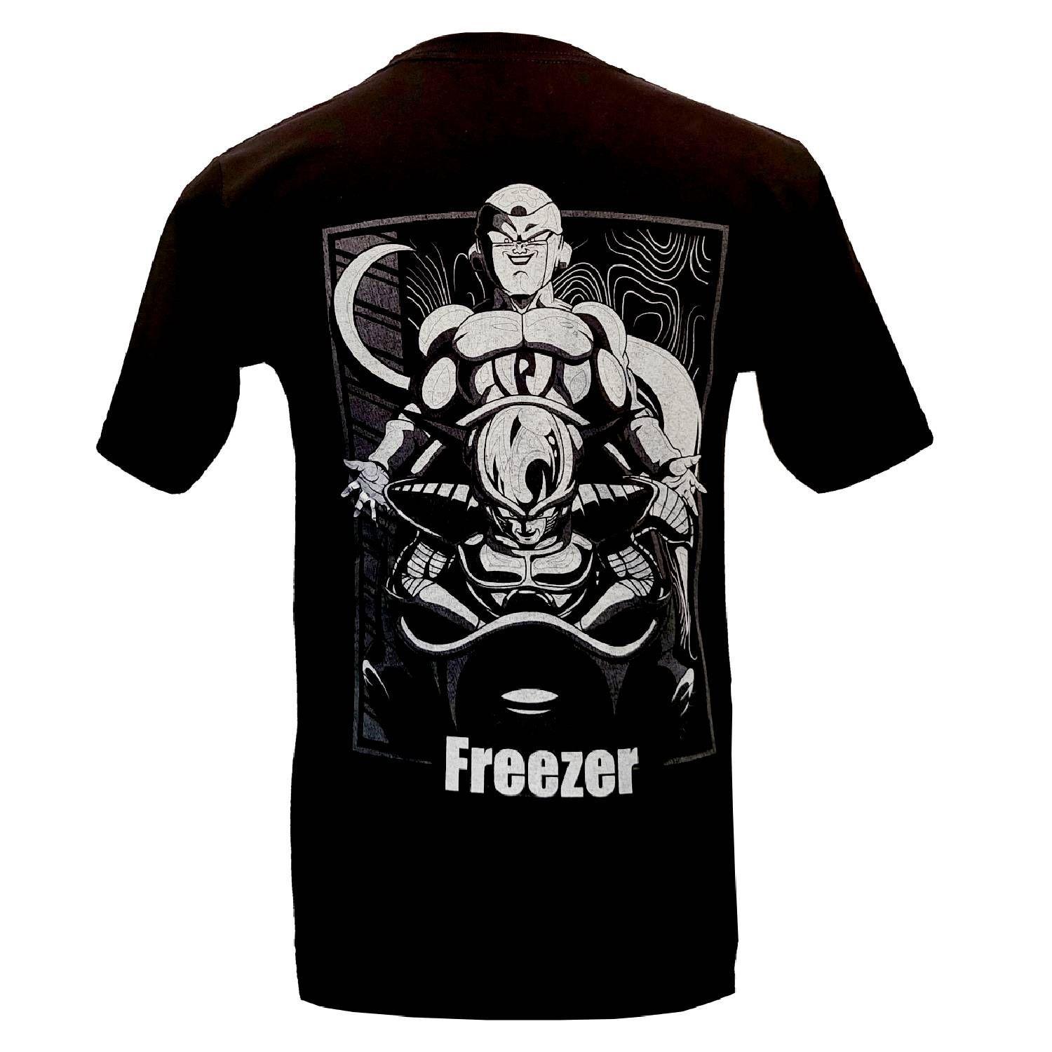 Polera Dragon ball Super Golden Freezer Doble Estampado-1