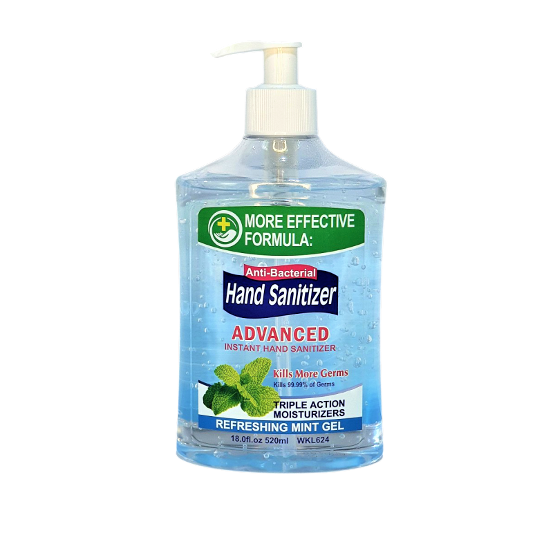 Alcohol Gel 75% Anti-Bacterial Menta 520ml-0