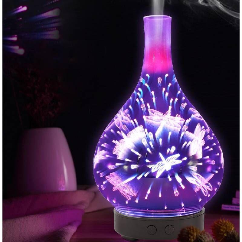 Humidificador Vidrio 3d Libélula 100ml-0