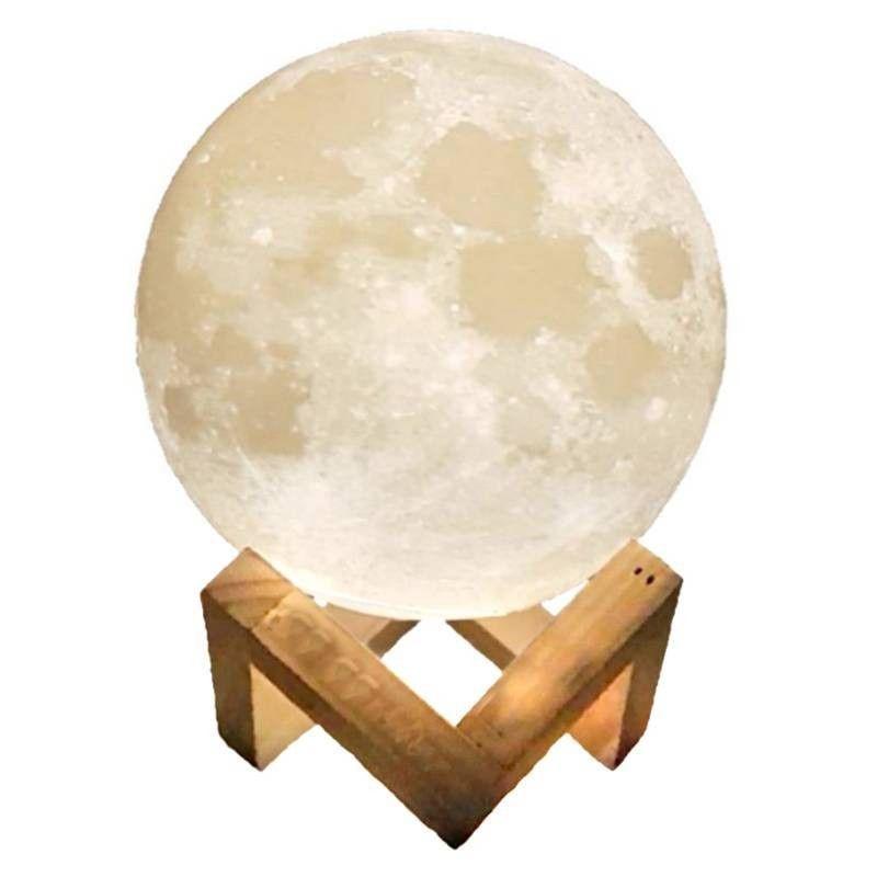 Lámpara de luz de la luna humidificador ultrasónico-0