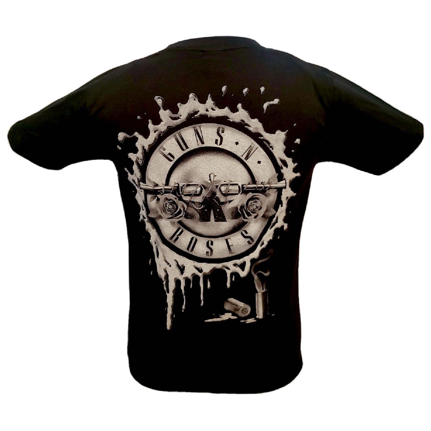 Polera Guns and Roses Doble Estampado-1