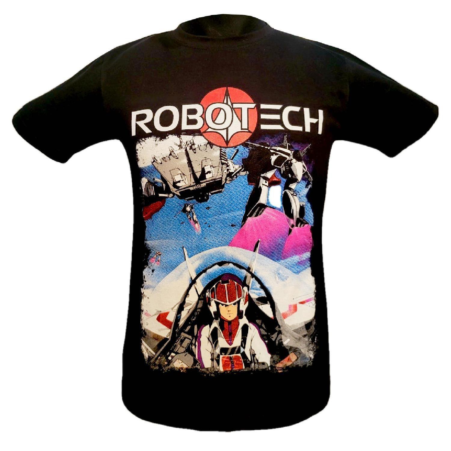 Polera Robotech Doble Estampado-0