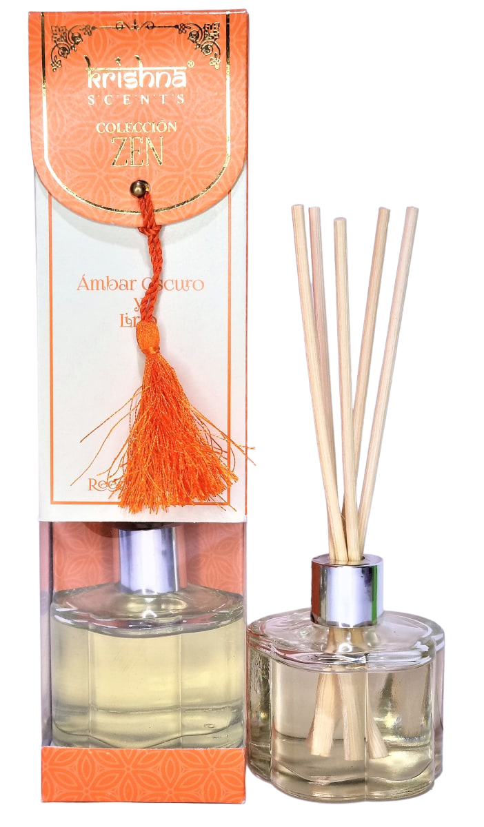 Difusor de Varillas Ámbar Oscuro y Lirio-0