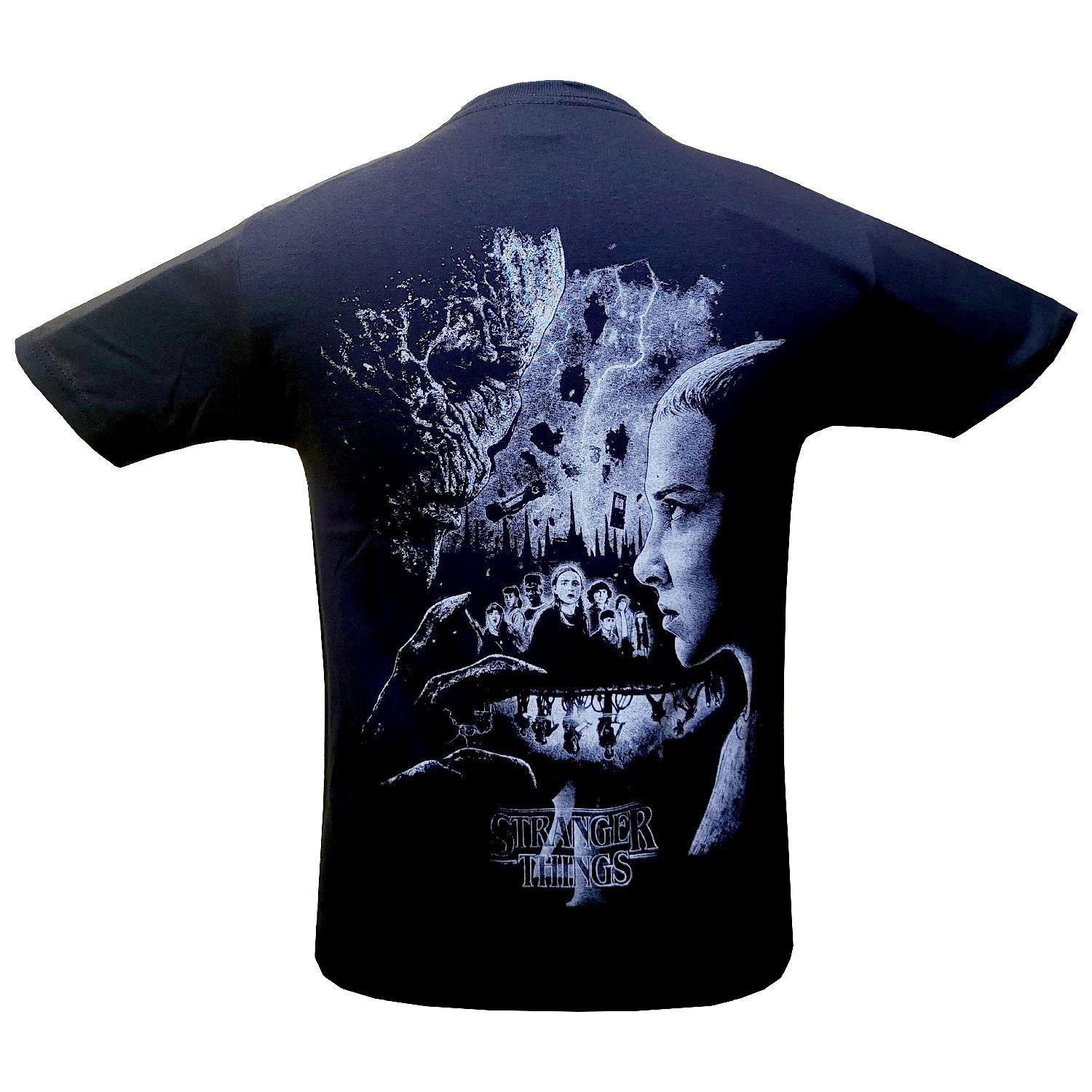 Polera Stranger Things Doble Estampado-1