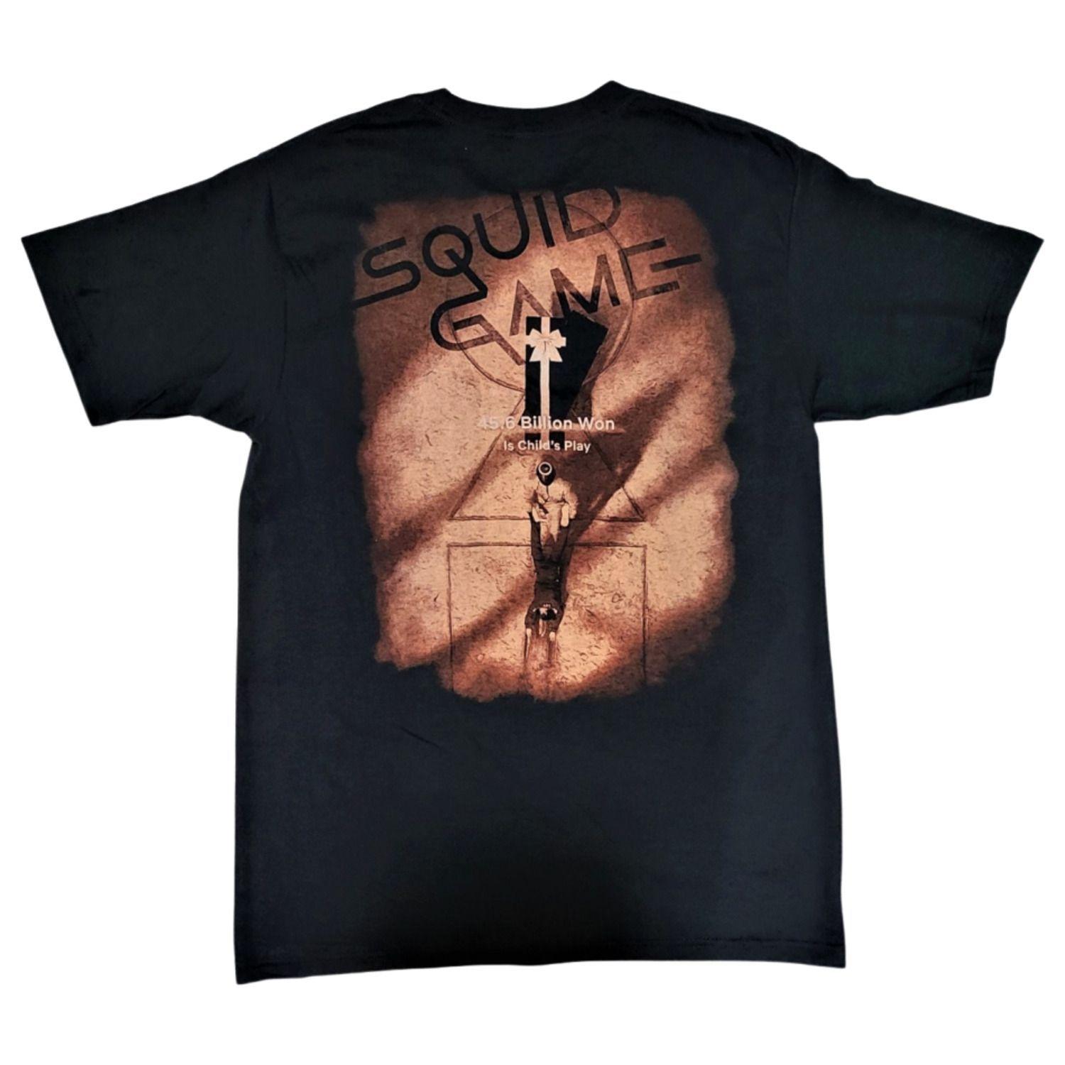 Polera El Juego del Calamar Doble Estampado-1