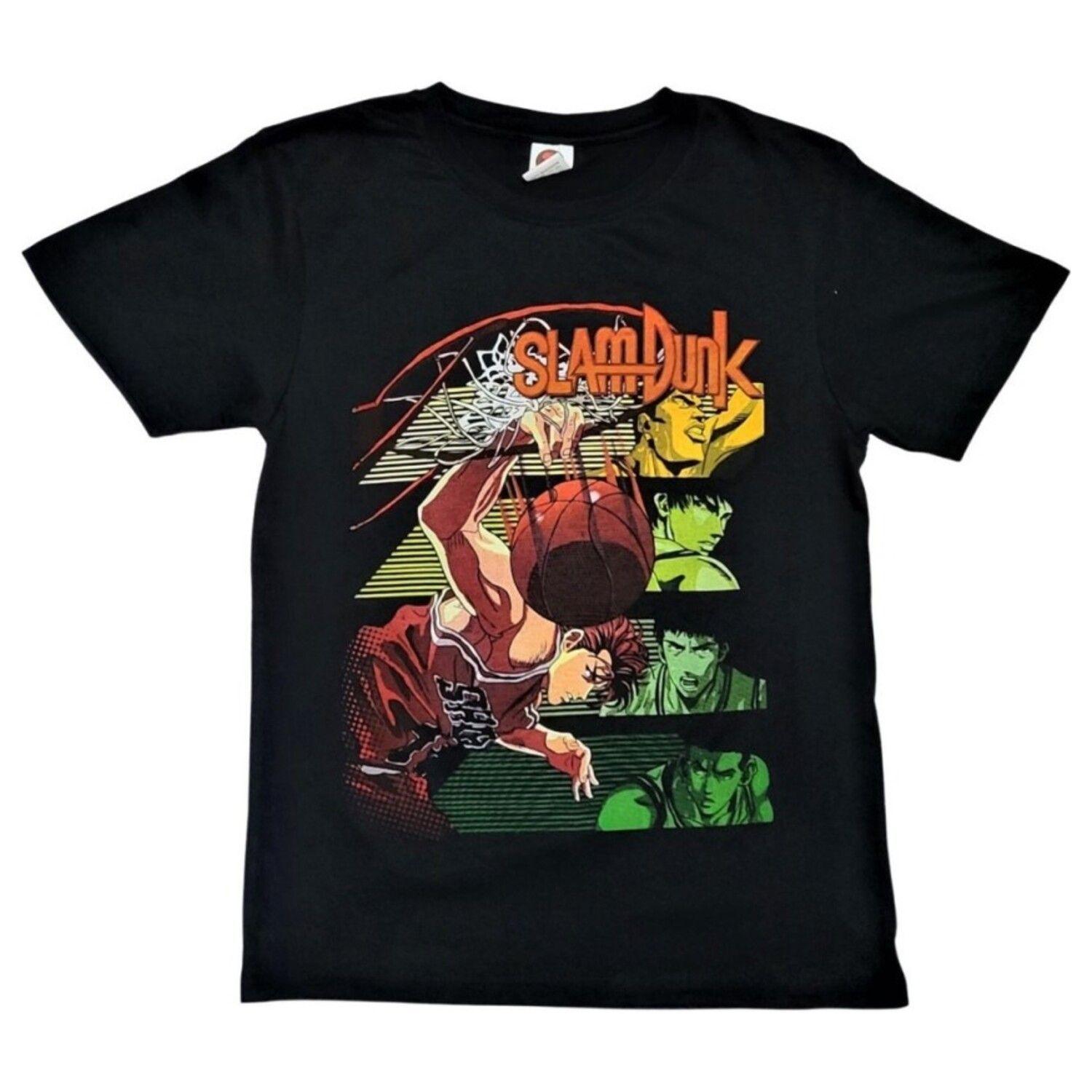 Polera Slam Dunk Doble Estampado-0