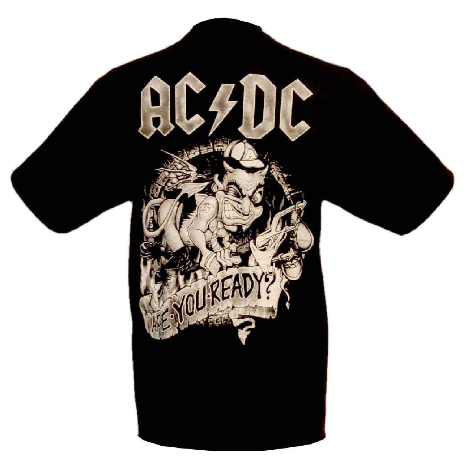 Polera ACDC - Are You Ready Doble Estampado-1