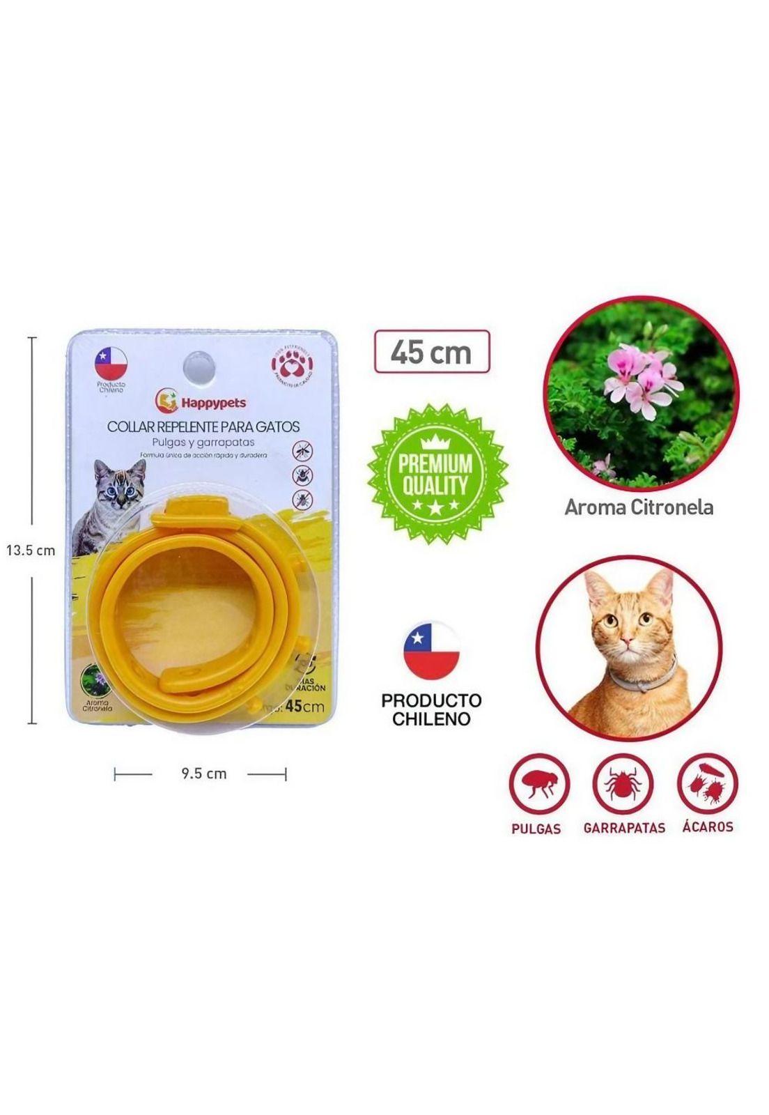 Collar Antipulgas Para Gato Larga Duracion 45cm-1