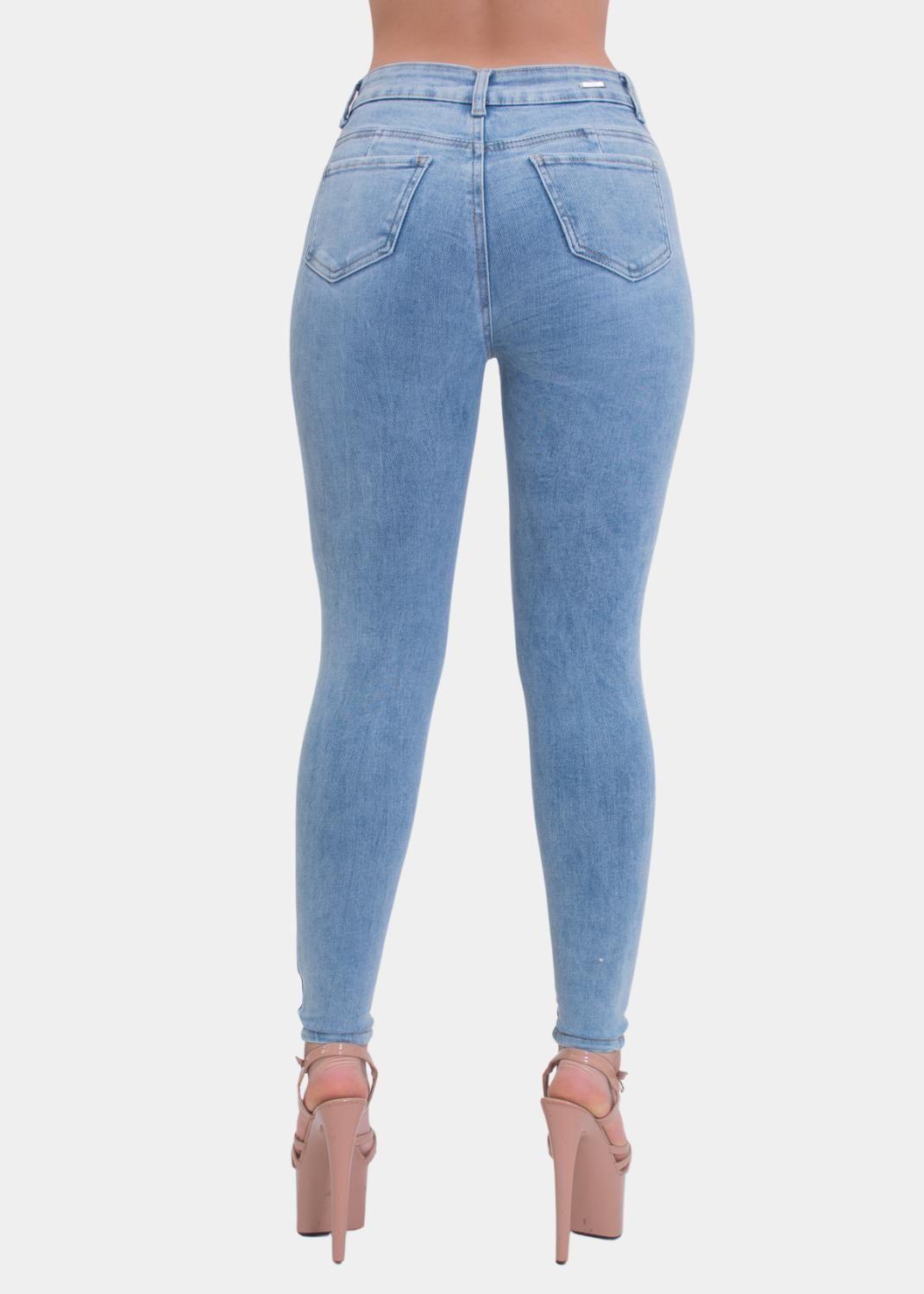 Jeans Skinny Prelavado Elasticado Push Up-1