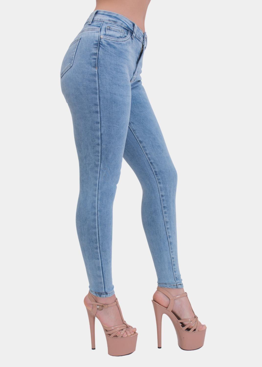 Jeans Skinny Prelavado Elasticado Push Up-2
