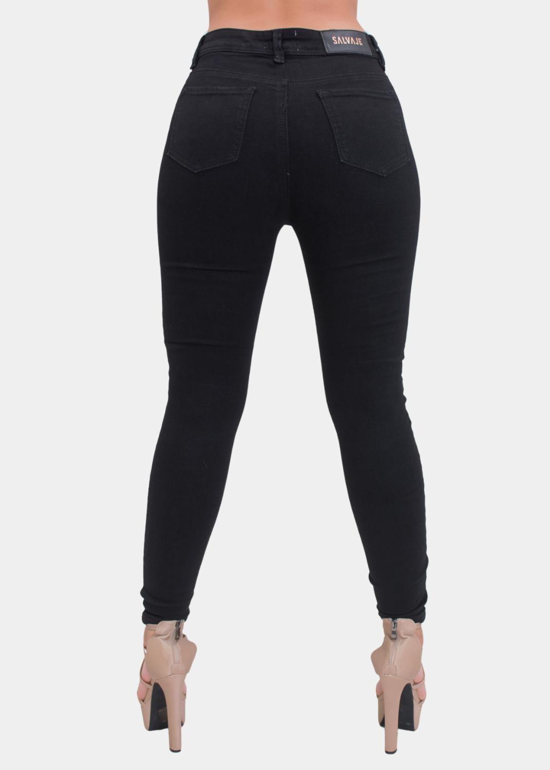 Jeans Skinny Negro-2