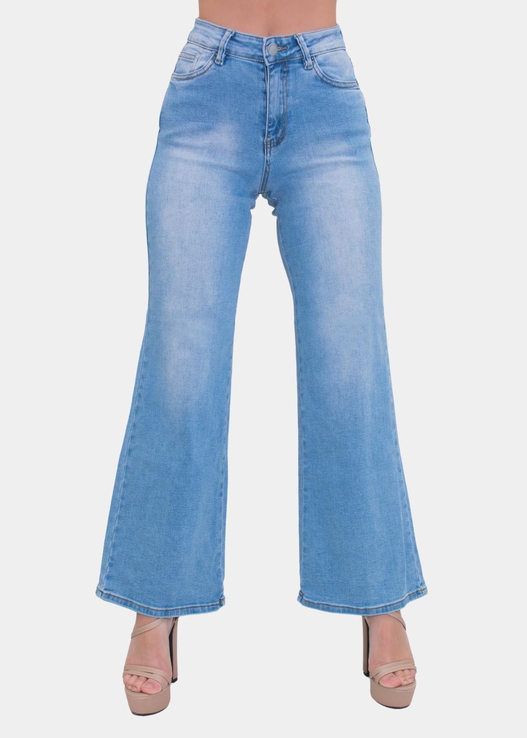 Jeans Wide Leg Celeste-0