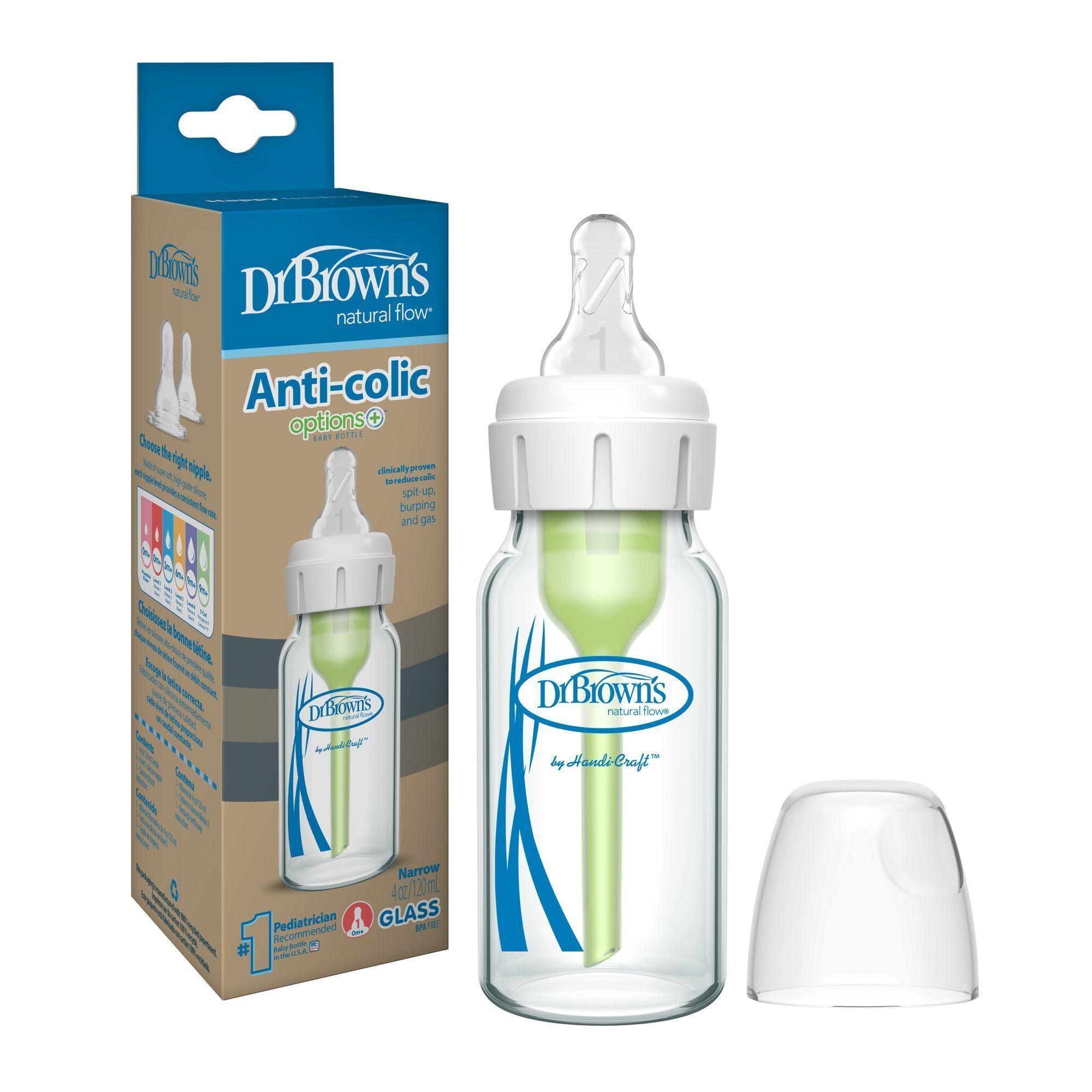 Mamadera Anticolico Estandar Vidrio 120ml Dr Brown's-2