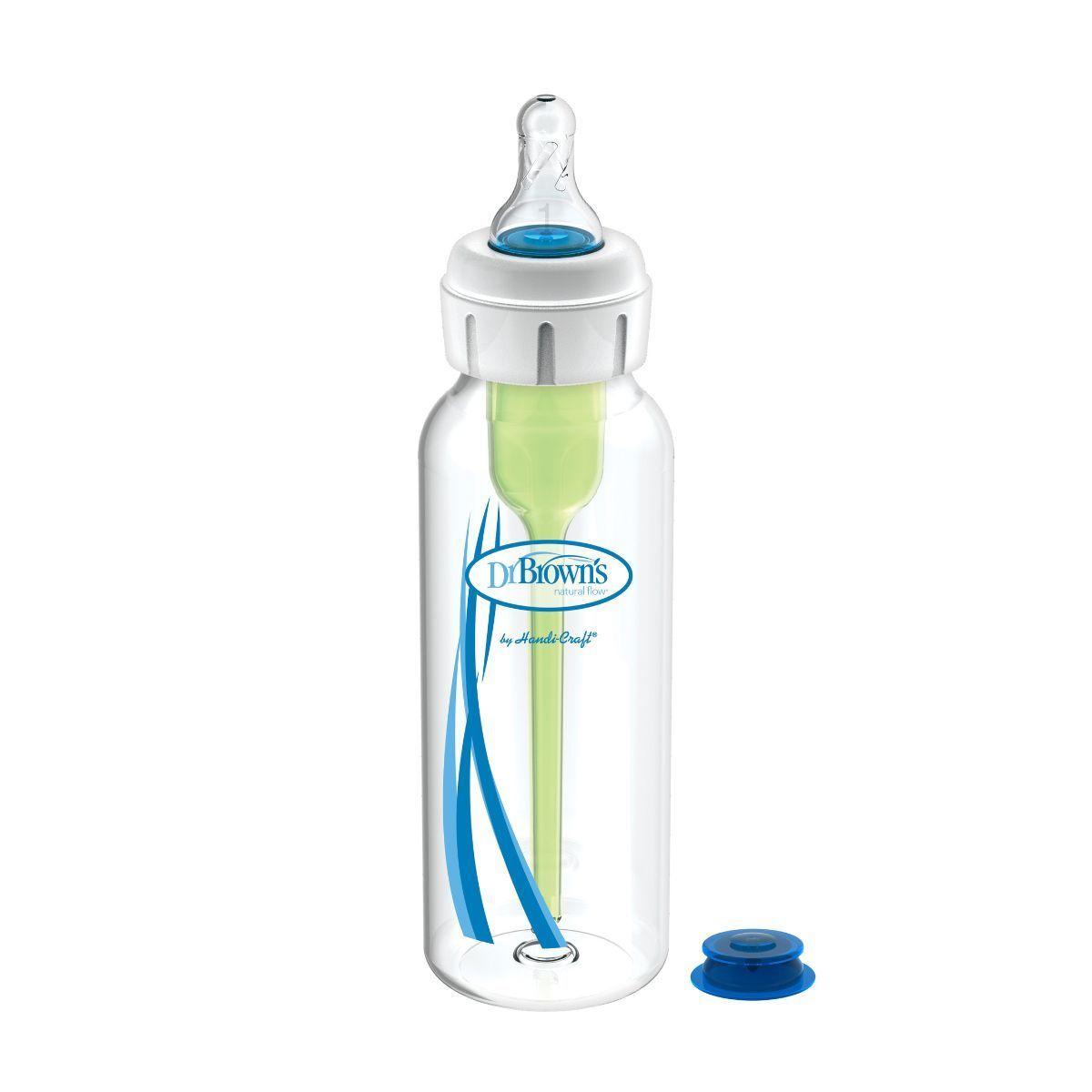 Mamadera Anticolico Alimentacion Especial 250ml con Tetina 0 3M Dr Brown's-0