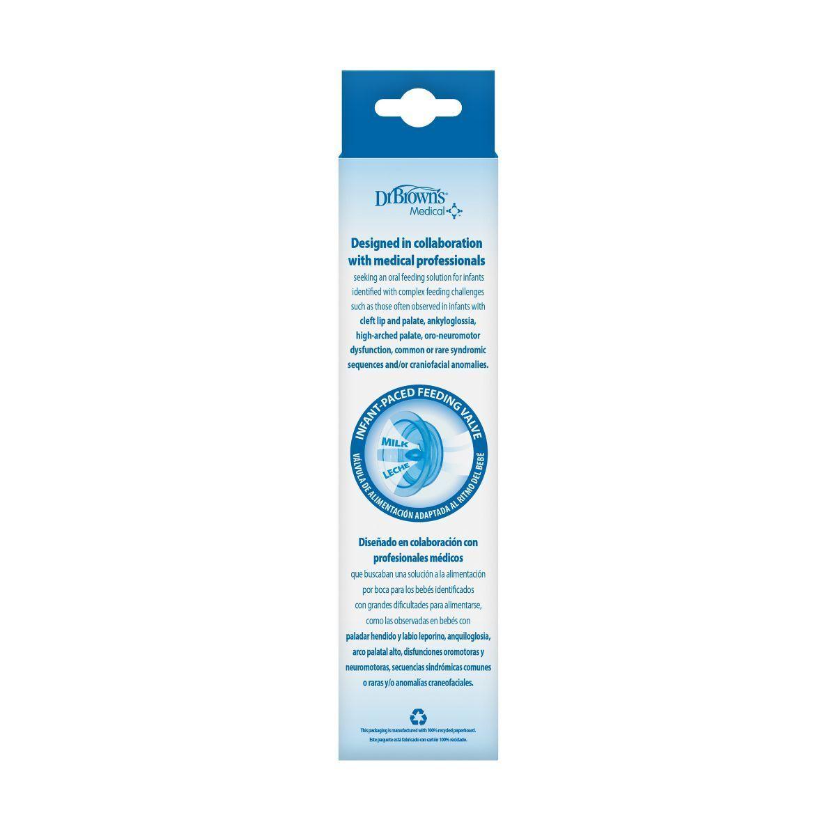 Mamadera Anticolico Alimentacion Especial 250ml con Tetina 0 3M Dr Brown's-2
