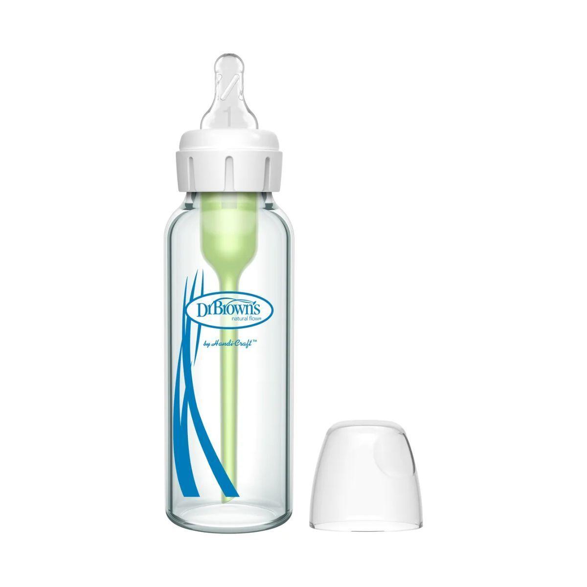 Mamadera Anticolico Estandar Vidrio 250ml Dr Brown's-0