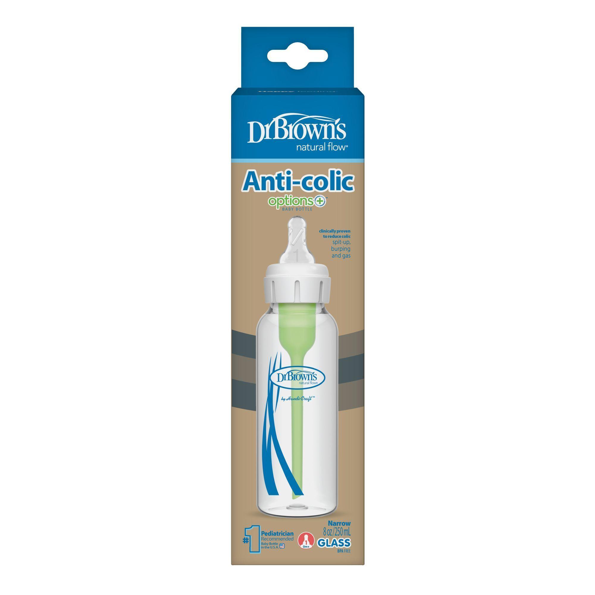 Mamadera Anticolico Estandar Vidrio 250ml Dr Brown's-1