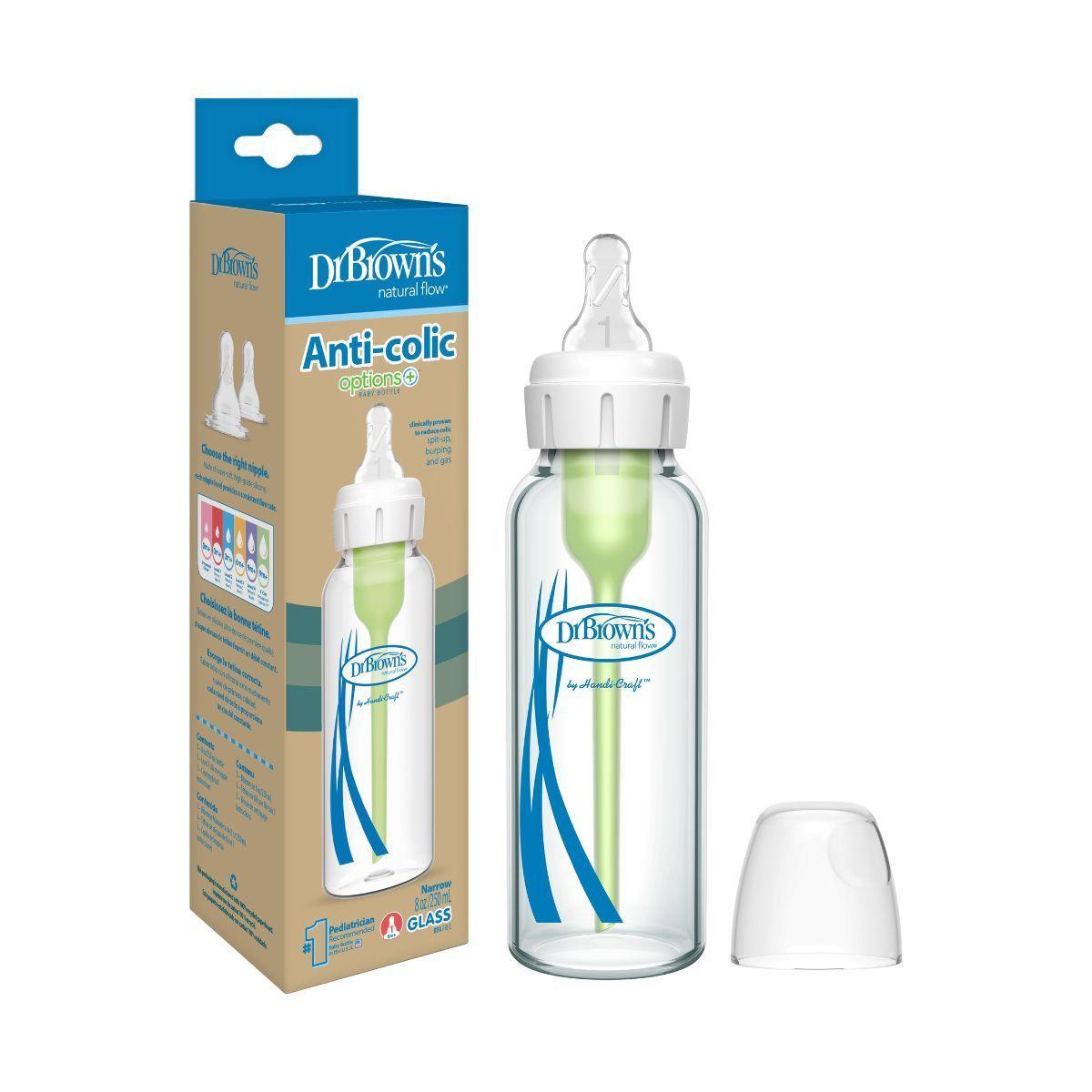 Mamadera Anticolico Estandar Vidrio 250ml Dr Brown's-2