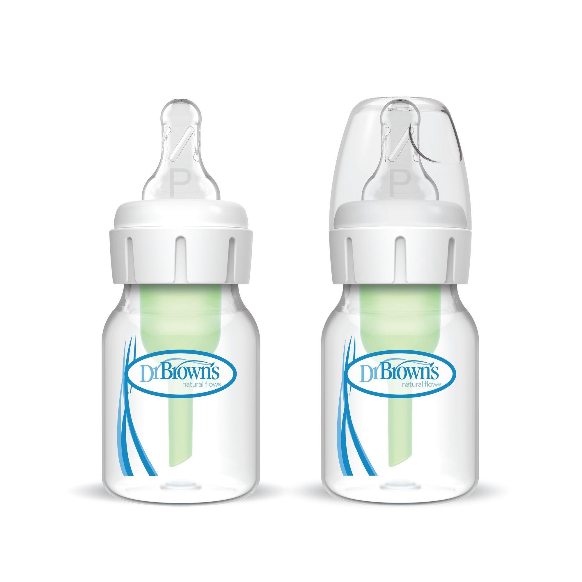 Pack 2 Mamaderas Anticolico Est ndar 60ml con Tetina para Prematuro Dr Brown´s-0