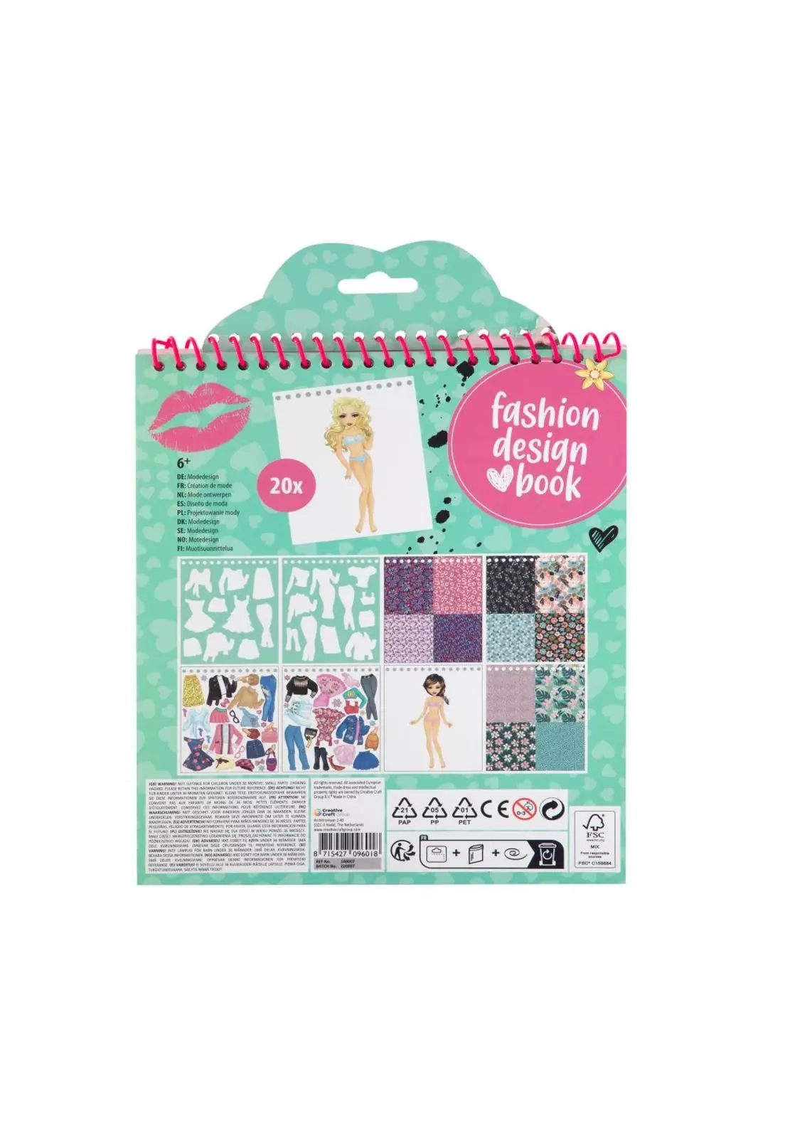 Libro de Diseños de Moda Verde Besties-2