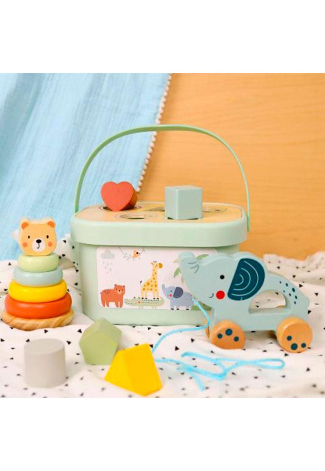 Caja 3 en 1 Animales del Bosque Tooky Toy-2