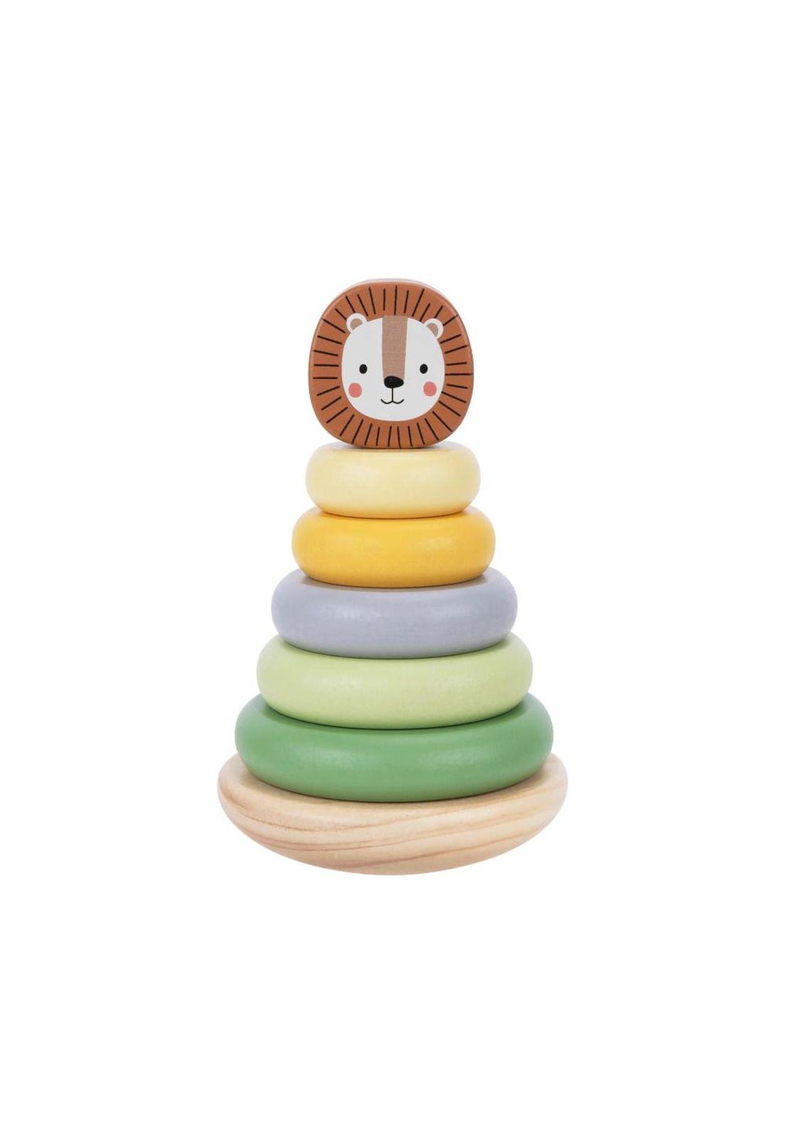 Juego de Madera Torre de León Tooky Toy-0