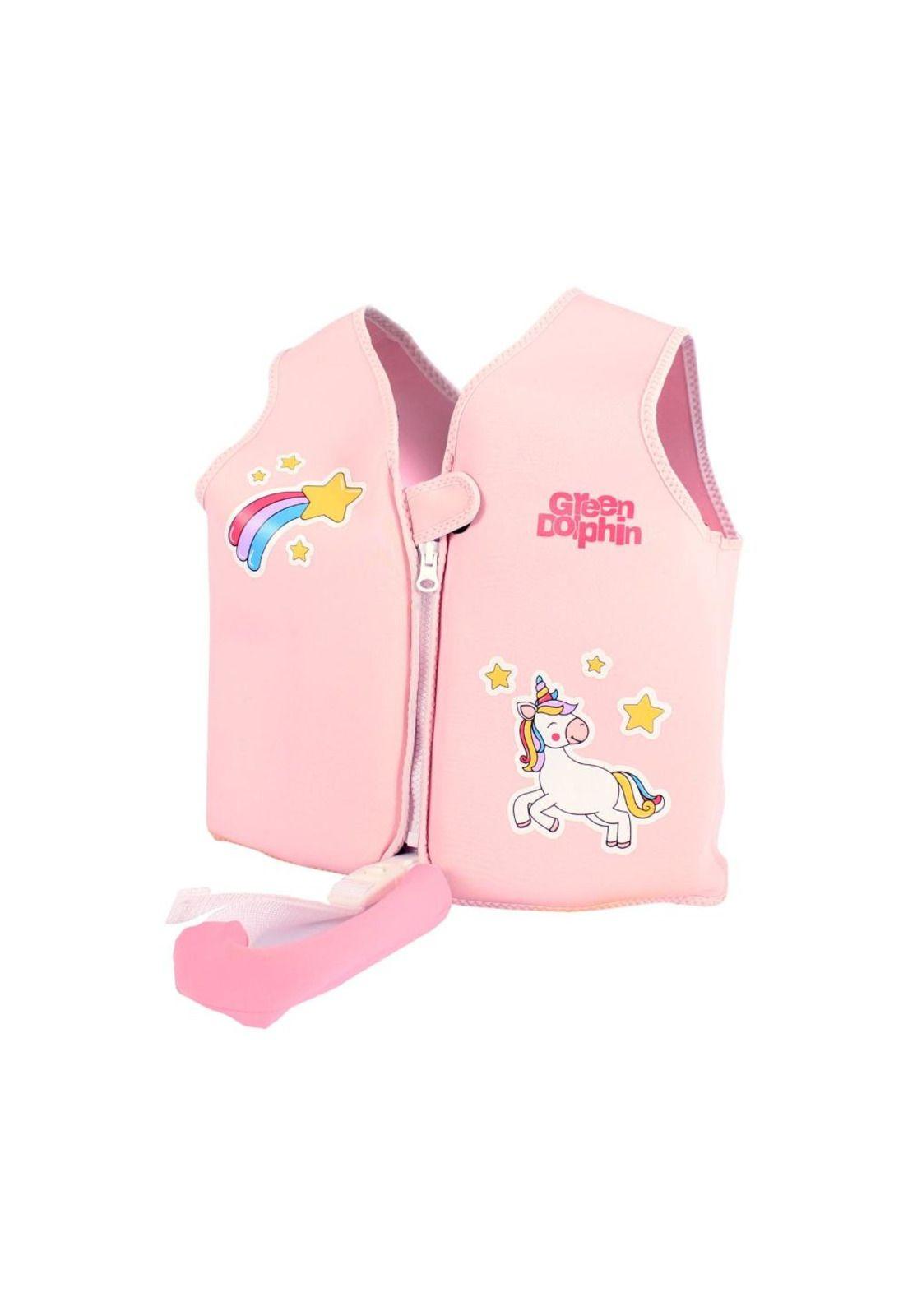 Chaleco Flotador Infantil Unicornio Palorosa 15 a 19 kg Green Dolphin-3