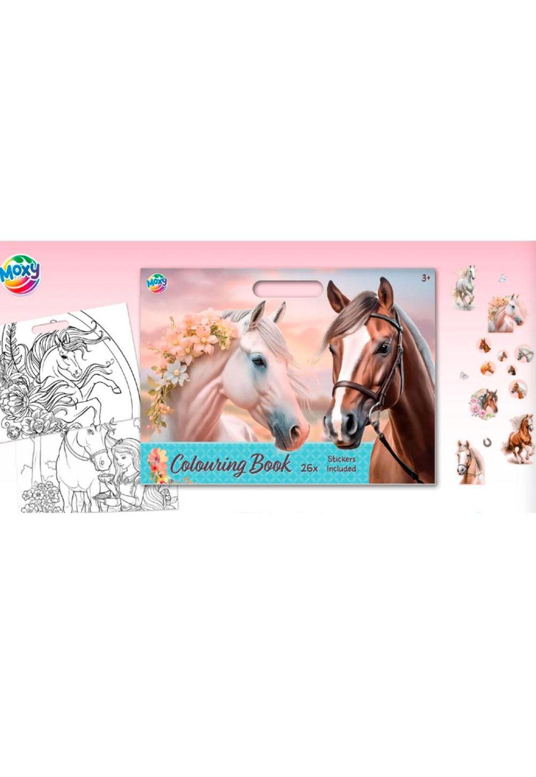 Libro de Pintar Caballos Moxy-2