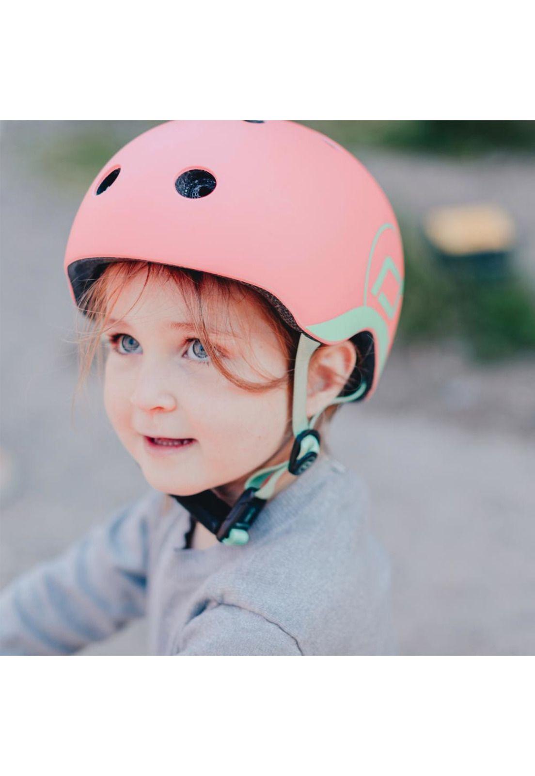 Casco Ajustable XXS-S Peach Scoot and Ride-4