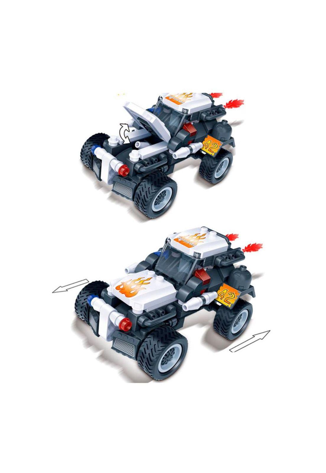 Set Bloques Construcción Auto Turbo Power Dragster BanBao-3