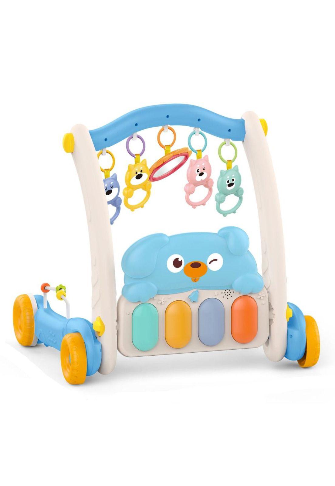Gimnasio y Andador Infantil Celeste - Huanger-2