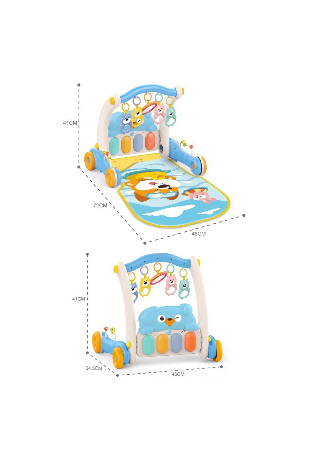 Gimnasio y Andador Infantil Celeste - Huanger-3