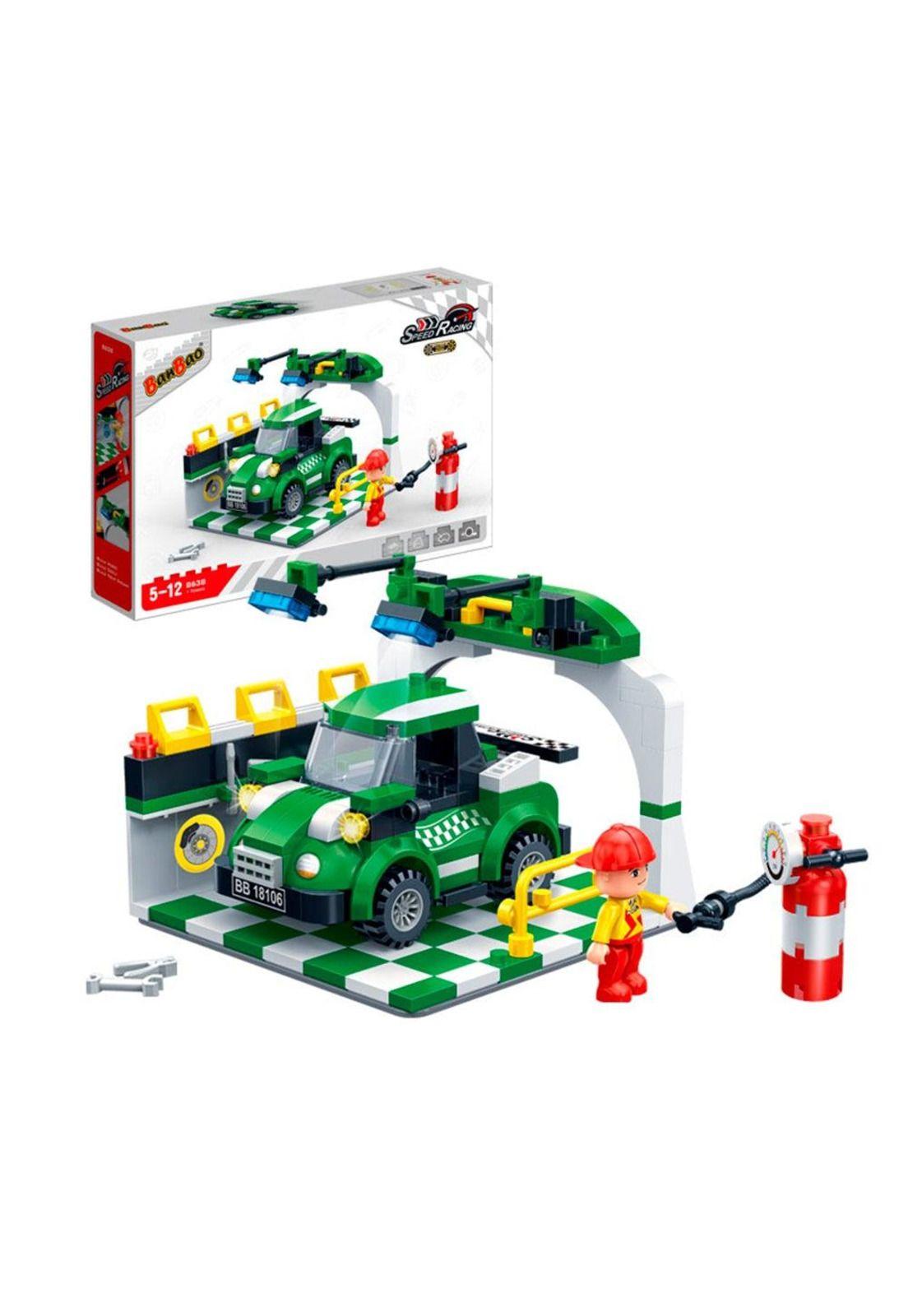 Set de Bloques de Construcción Taller Mecánico Banbao-0