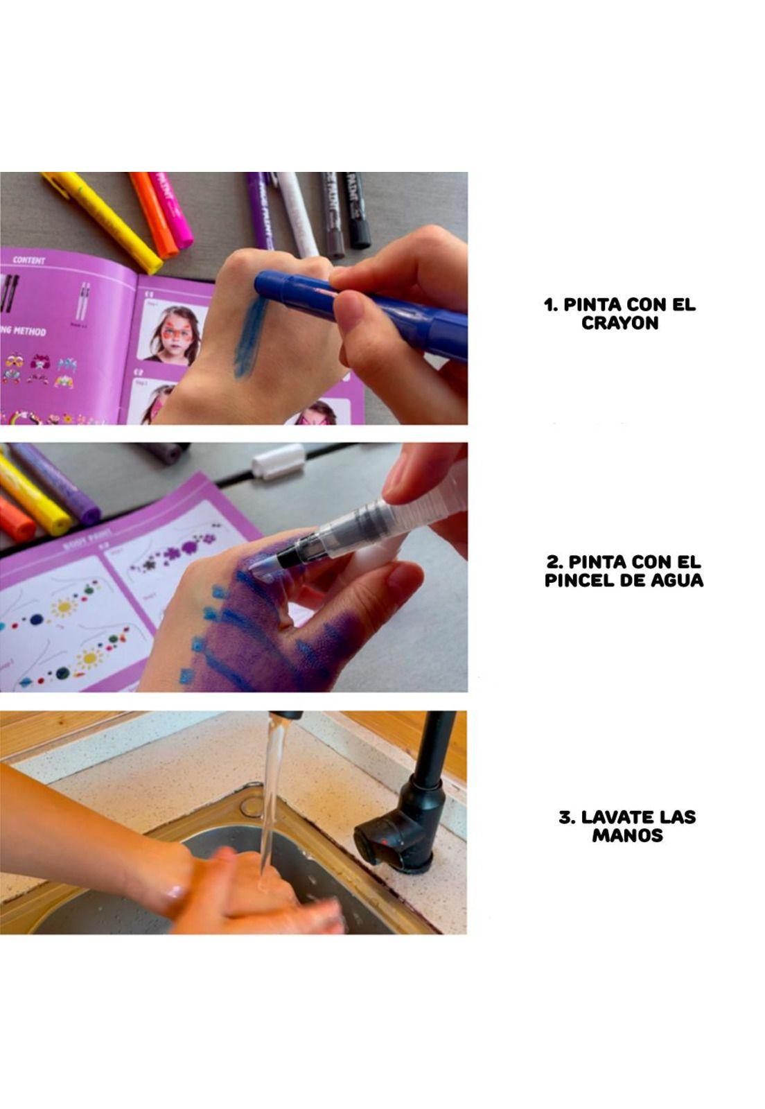Pintura de Cara 10 Colores Tooky Toy-3
