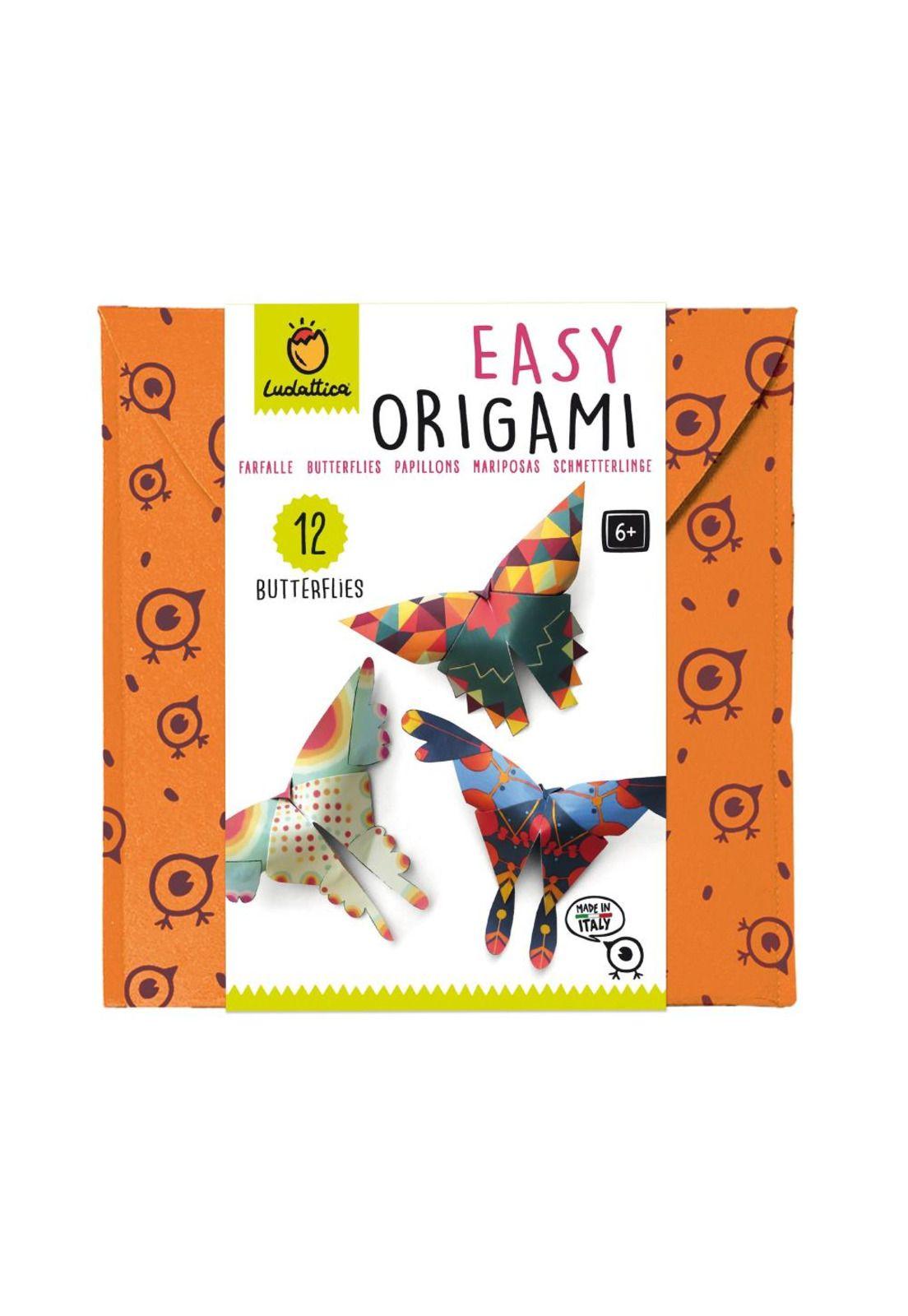Origami Fácil 12 Mariposas Ludattica-0