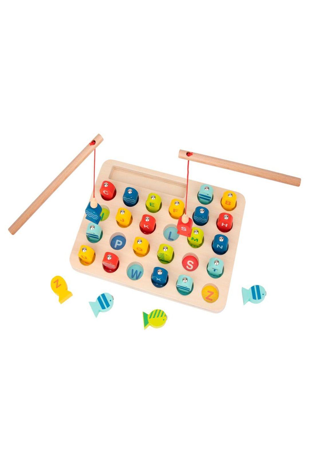 Juego de Pesca Magnético con Alfabeto Tooky Toy-0