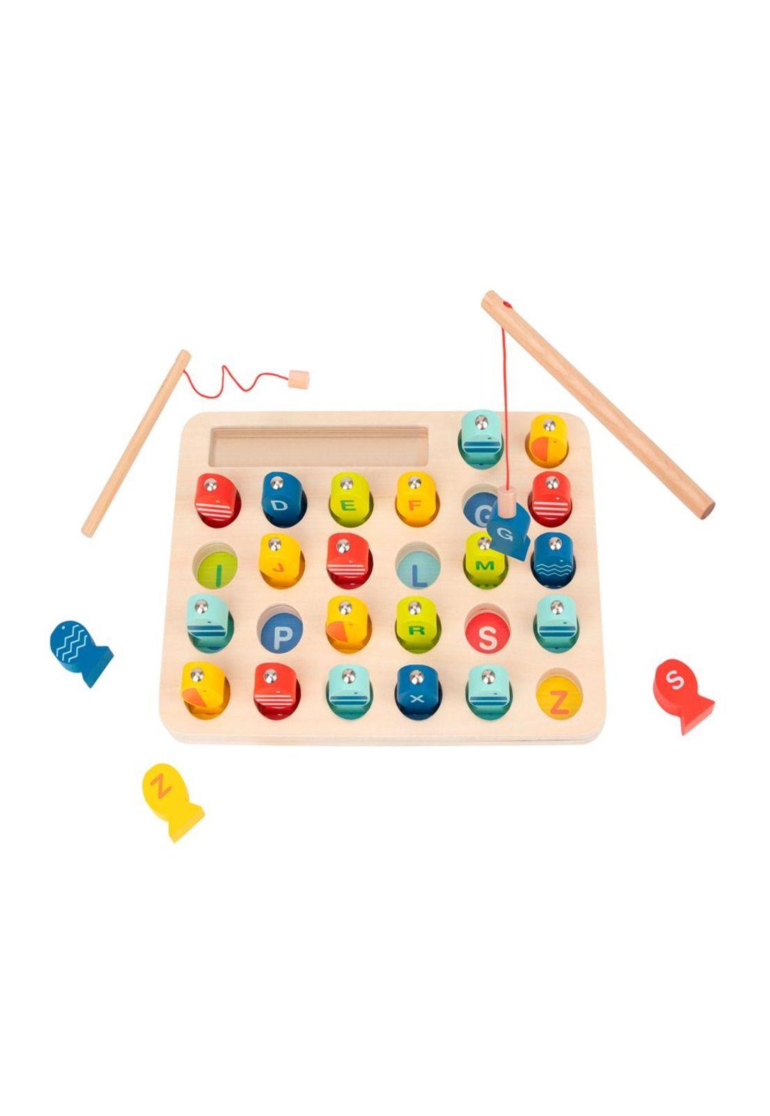 Juego de Pesca Magnético con Alfabeto Tooky Toy-1