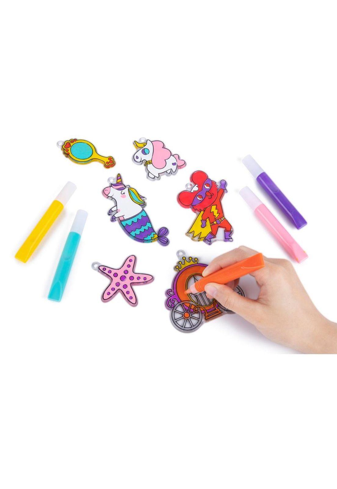 Kit de Arte para Ventanas Mundo de Princesas 34 Piezas Tooky Toy-4