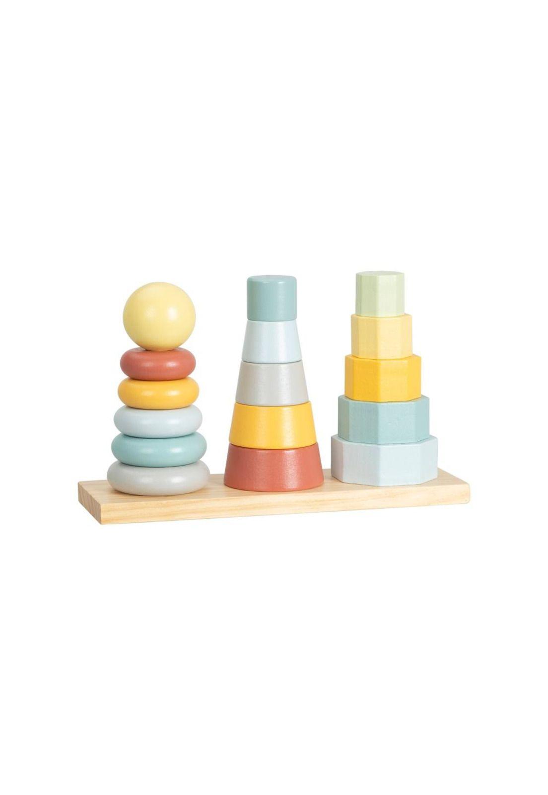 Apilador de Madera en Forma de Torre Tooky Toy-0