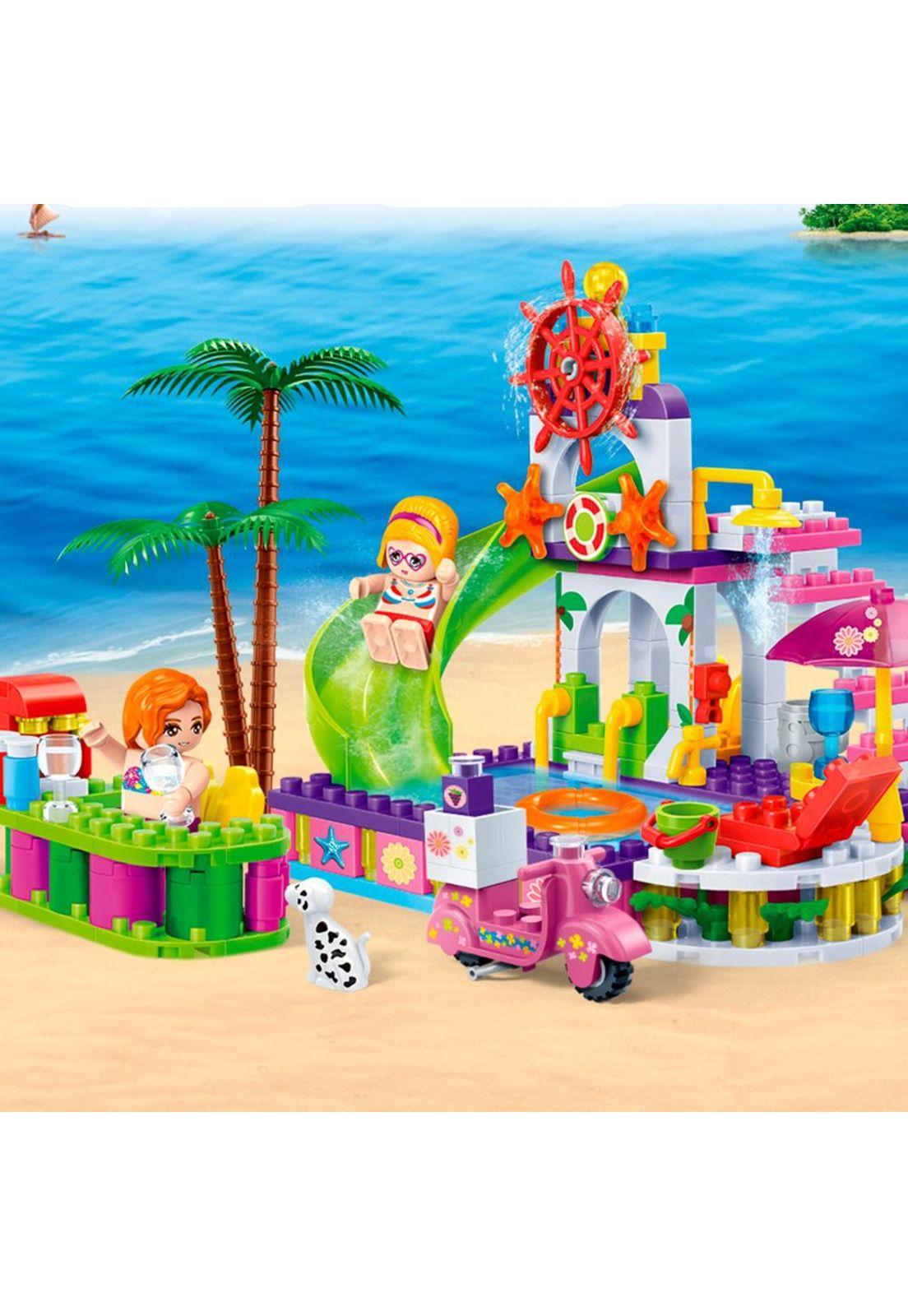 Set de Bloques Fiesta en la Playa BanBao-5