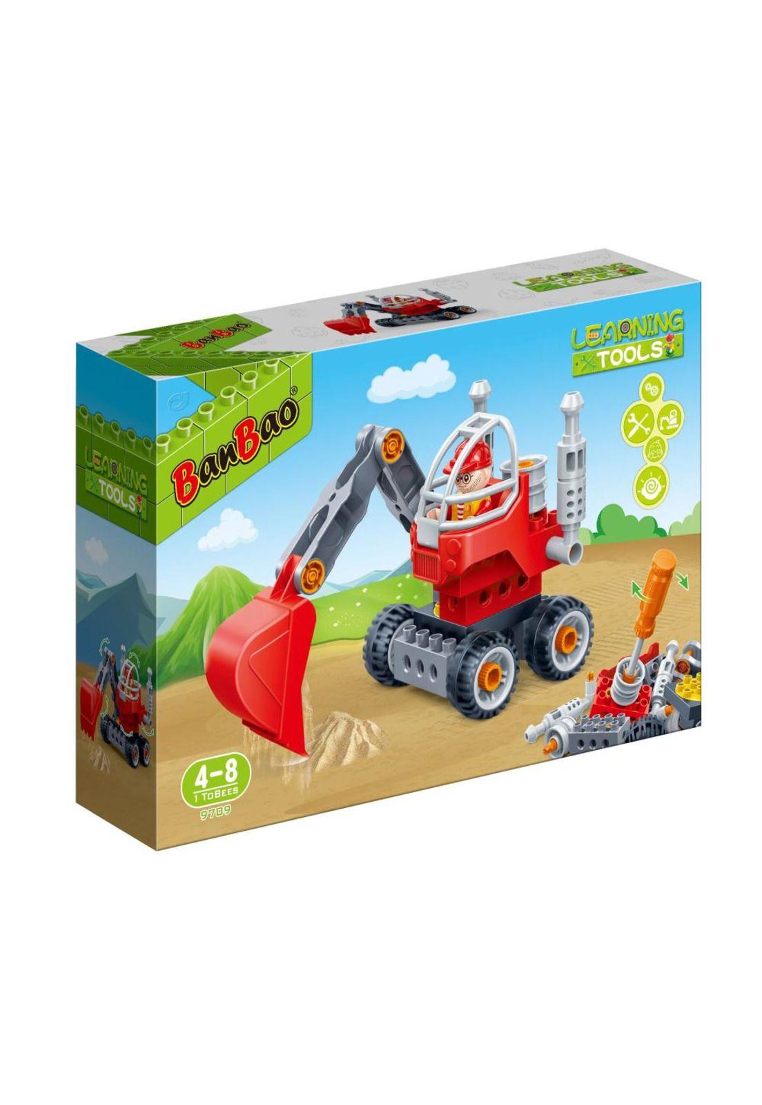 Set de Bloques Armables Learning Tools Retroescabadora Banbao-0