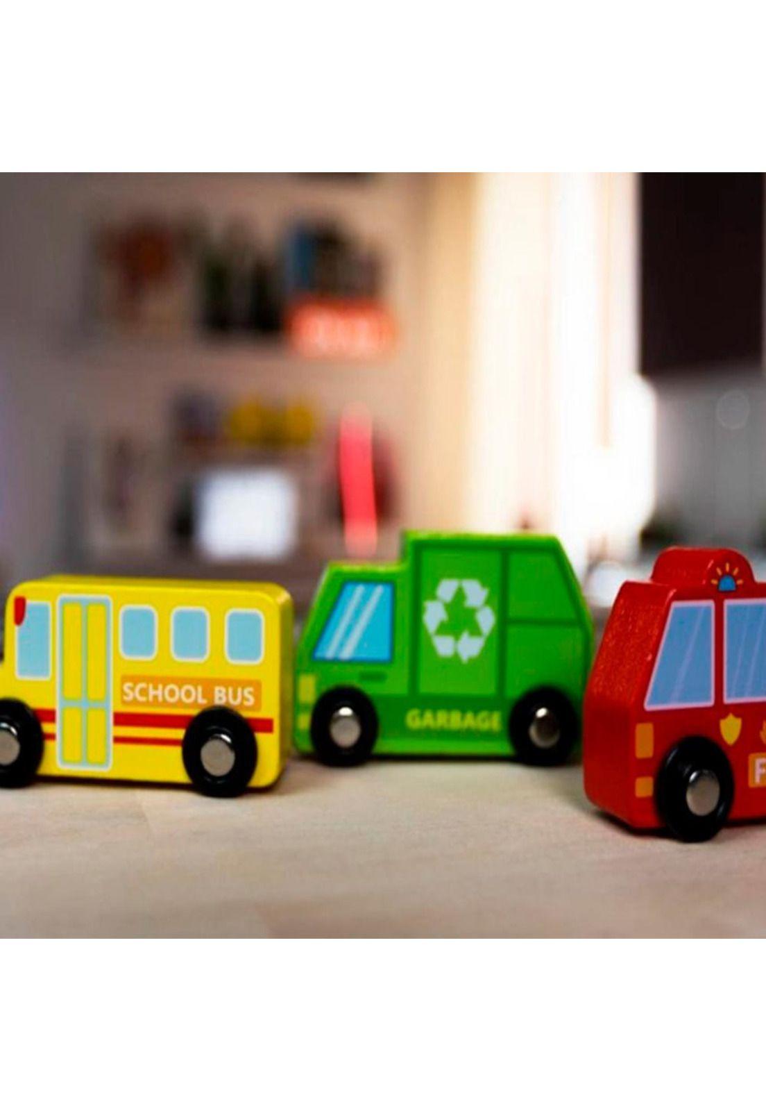 Señales del Transito y Autos de Emergencia Tooky Toy-3