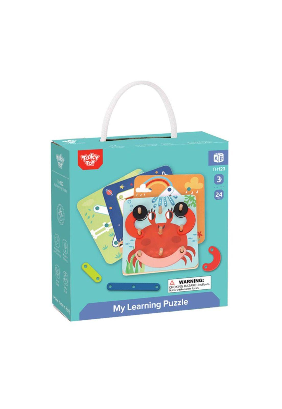 Puzzle de Aprendizaje Figuras Geométricas Tooky Toy-0